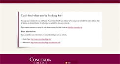 Desktop Screenshot of go-concordia.org