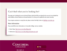 Tablet Screenshot of go-concordia.org